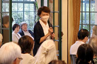 ベーリック・ホール館長
降旗美樹さんのあいさつ