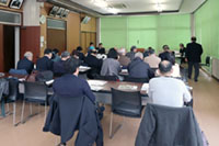 会場となった
白川村役場3階の会議室