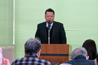 白川村教育長
宮丸和之氏の挨拶