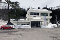 フォーラム会場の
白川村役場